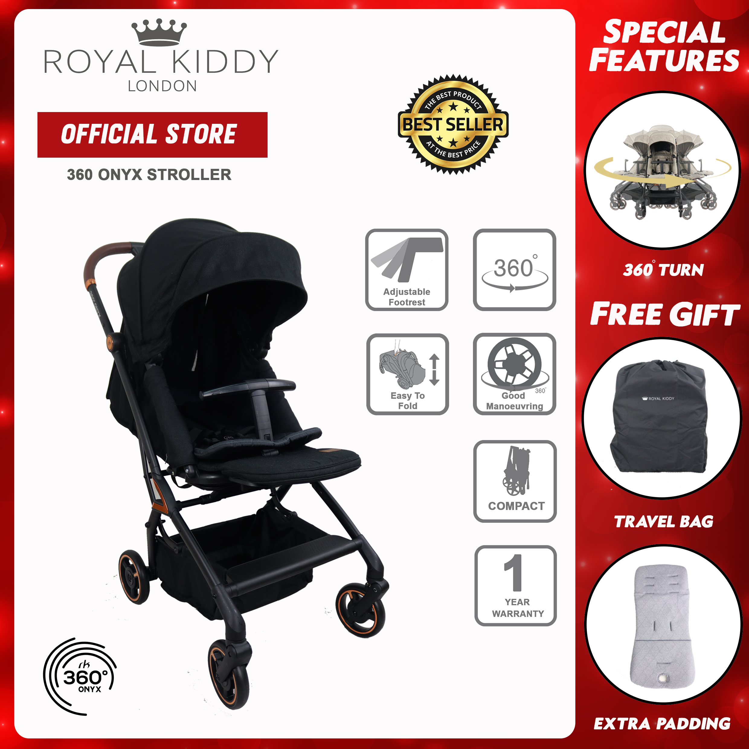 royal kiddy stroller review