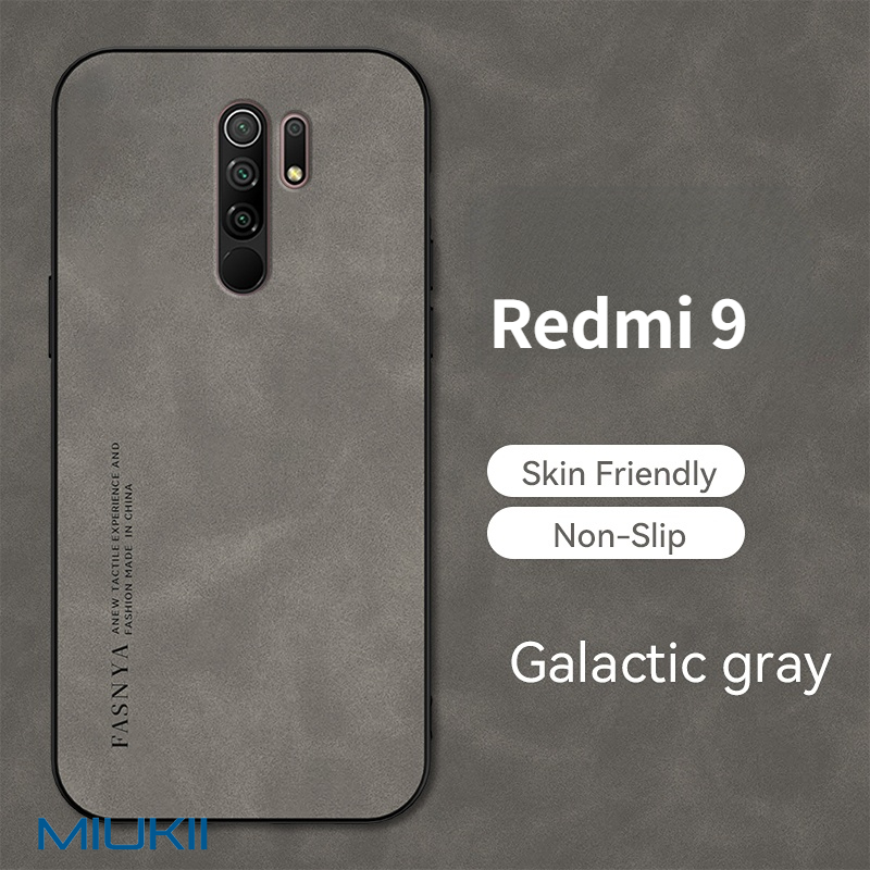 Case redmi 9 soft phone case authentic camera protection luxury leather cover sheep bark casing for xiaomi redmi9 m2004j19g m2004j19c