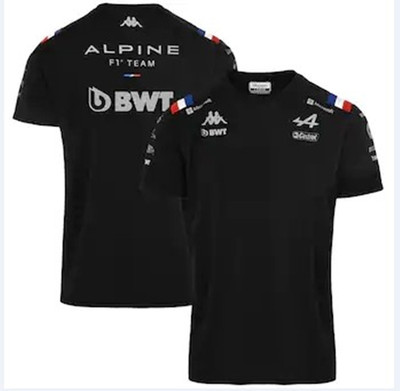2022 summer new short-sleeved men's BWT Alpine f1 team version racing suit T-shirt competition can be customized