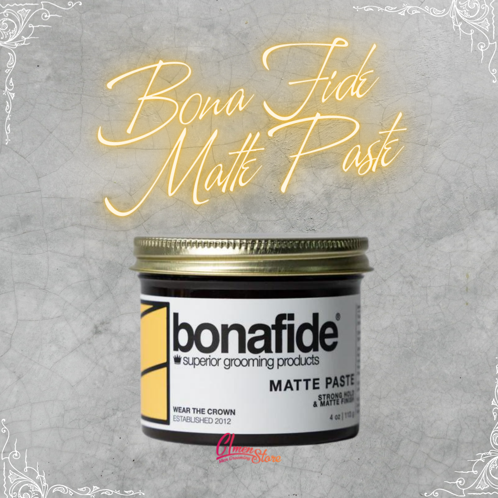 Sáp vuốt tóc Bona Fide Matte Paste | Tạo kiểu tóc cho nam