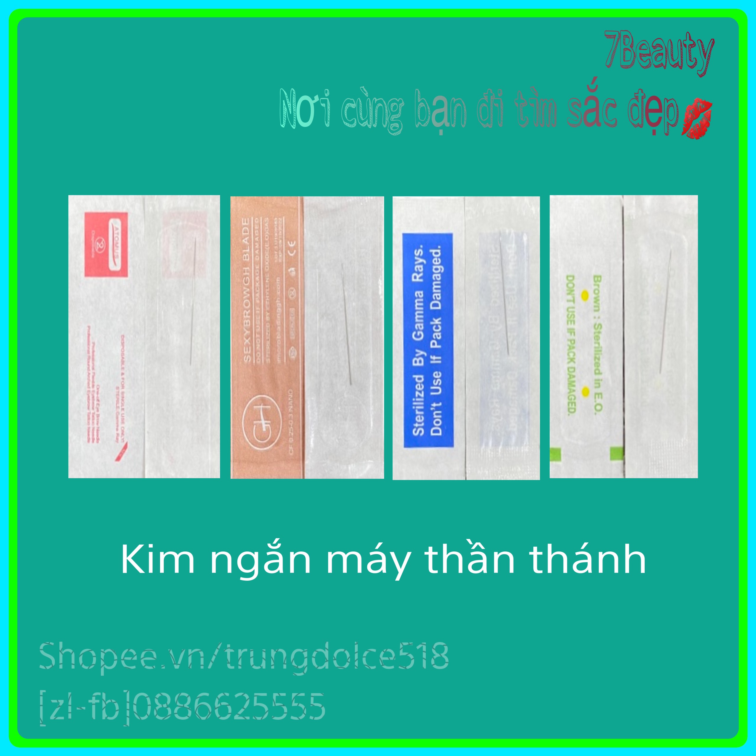 Kim 1 Ngắn Máy Thần Thánh (50 cái)