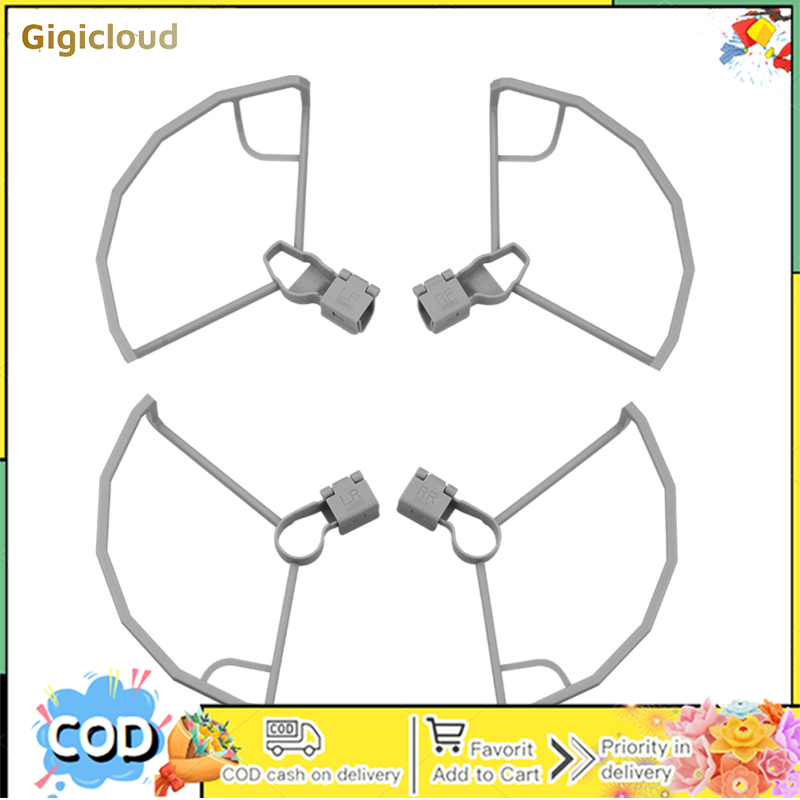 Propeller Guard Compatible For DJI Mini 3 / Mini 3 Pro Drone Anti-Collision Props Protector Blades Bumper Safety Accessories