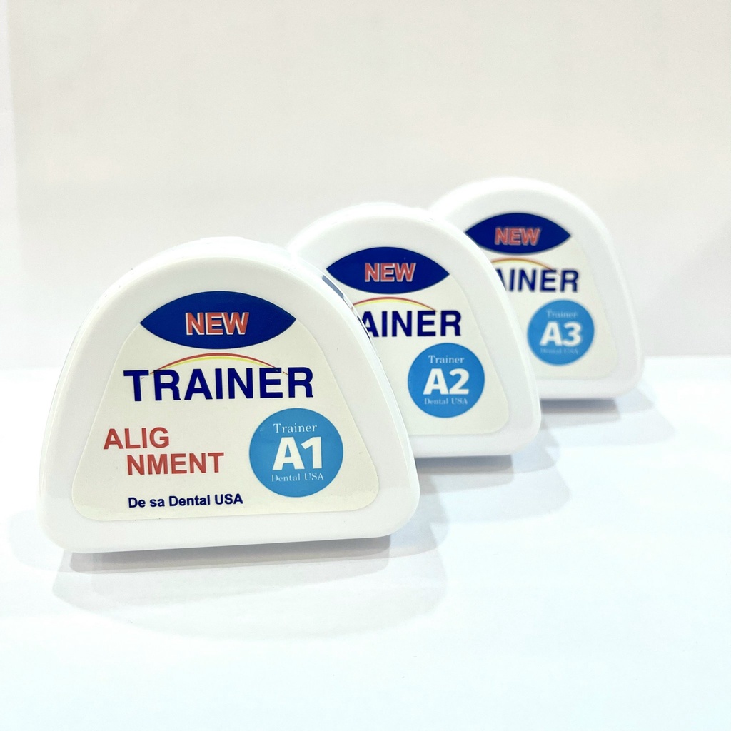 Niềng răng trong suốt niềng răng tại nhà chính hãng TRAINER - Bộ chỉnh nha dành cho người lớn và trẻ em A1 + A2 + A3