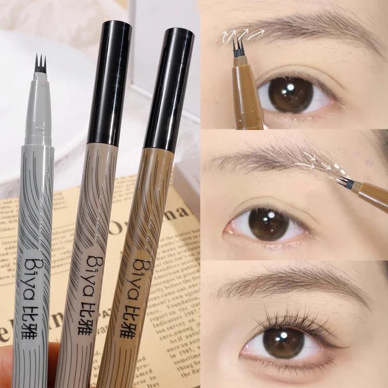 Huangdian%20Fashion%20%203%20Point%20Ultra%20Fine%20Eyebrow%20Eyelash%20Pen%20Make-up%20for%20Women%20Liquid%20Eyeliner%20Pencil%20Dark%20Brown%20Lasting%20Waterproof%20Eyebrow%20Tattoo%20Pen%20-%20Image%202