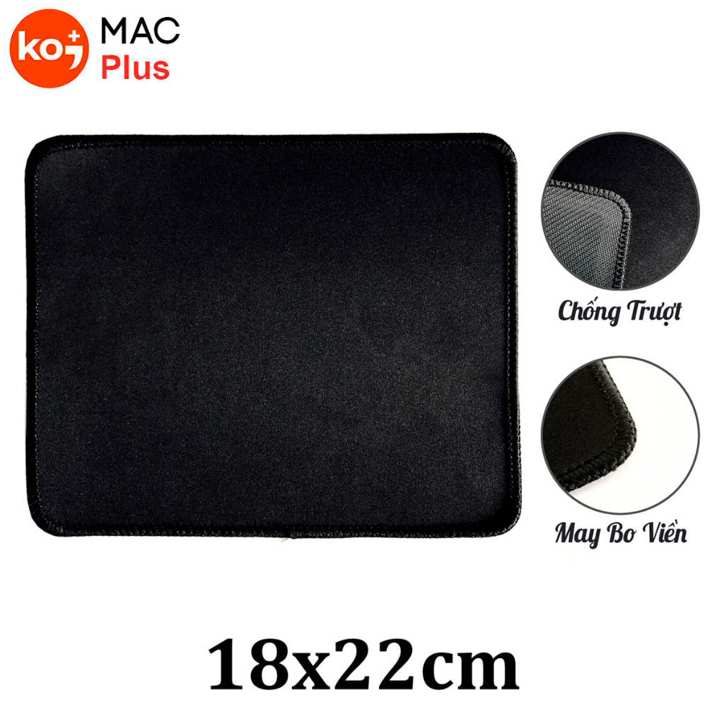 Blank small black mouse pad thick edge anti-slip rubber sole (cheap mousepad HSSV speed)