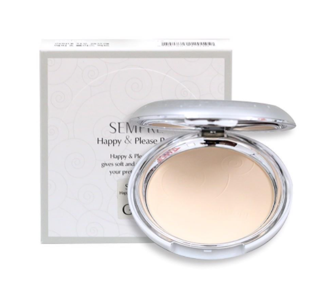 [SIÊU HOT] Phấn Phủ Geo trắng Sempre Happy & Please Pact siêu mịn (22g)