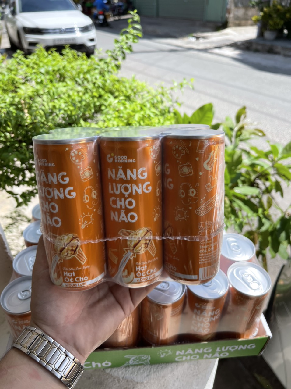 sữa hạt óc chó 240ml thùng 24 lon