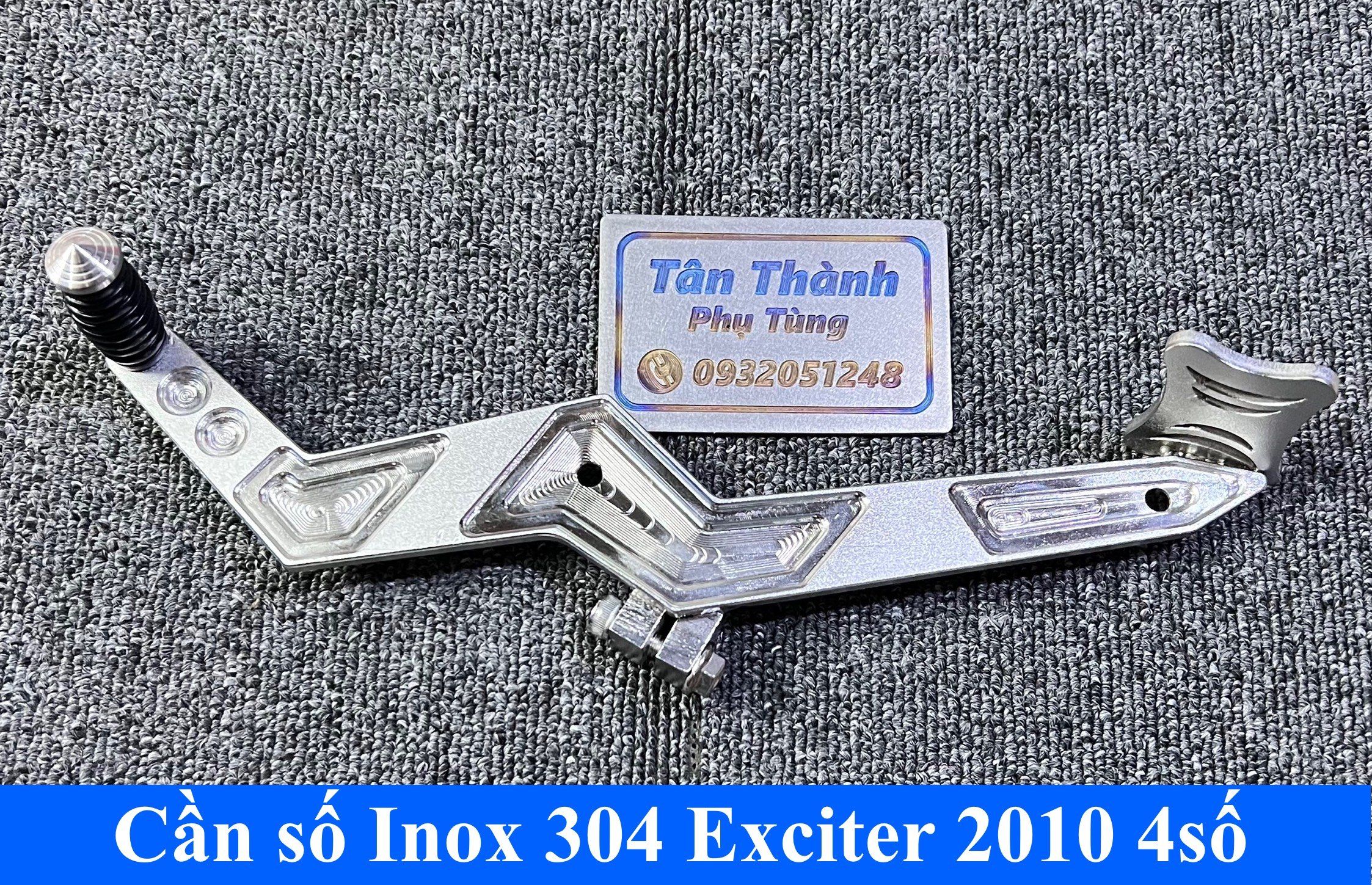 Cần số inox 304 exciter 2010 4 số