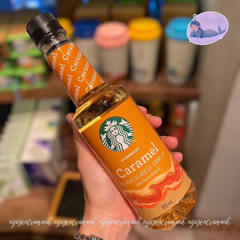 [Starbucks Thailand] SYRUP STARBUCKS - SIRO PHA CHẾ STARBUCKS VỊ CARAMEL 375ML