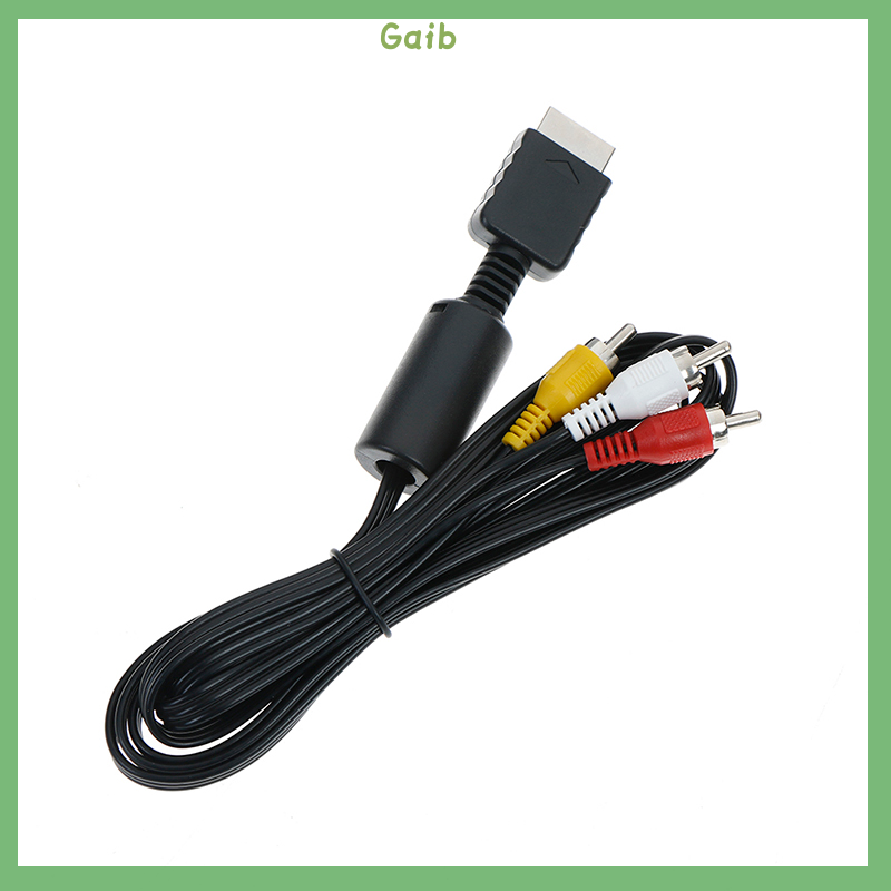 Gaib AV audio video cable cord wire for ps2 ps3 play station console system