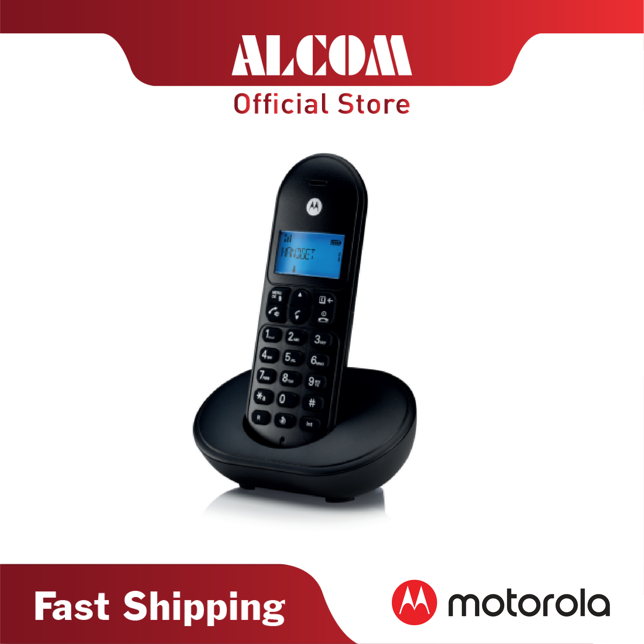 Motorola T101 digital DECT cordless landline House office home telephone TM unifi line Maxis
