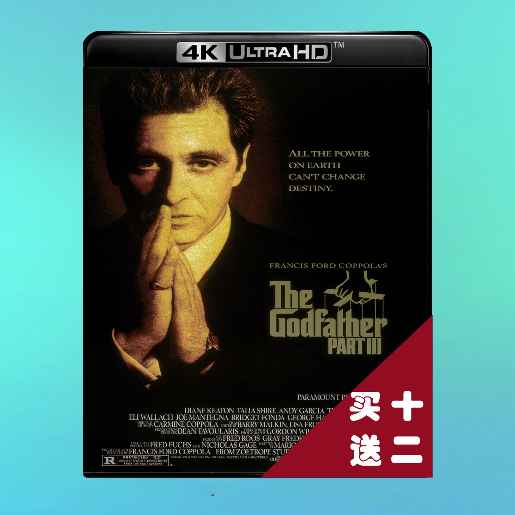 💥HOT Godfather 3 4K UHD high-definition disc Blu-ray panoramic sound
