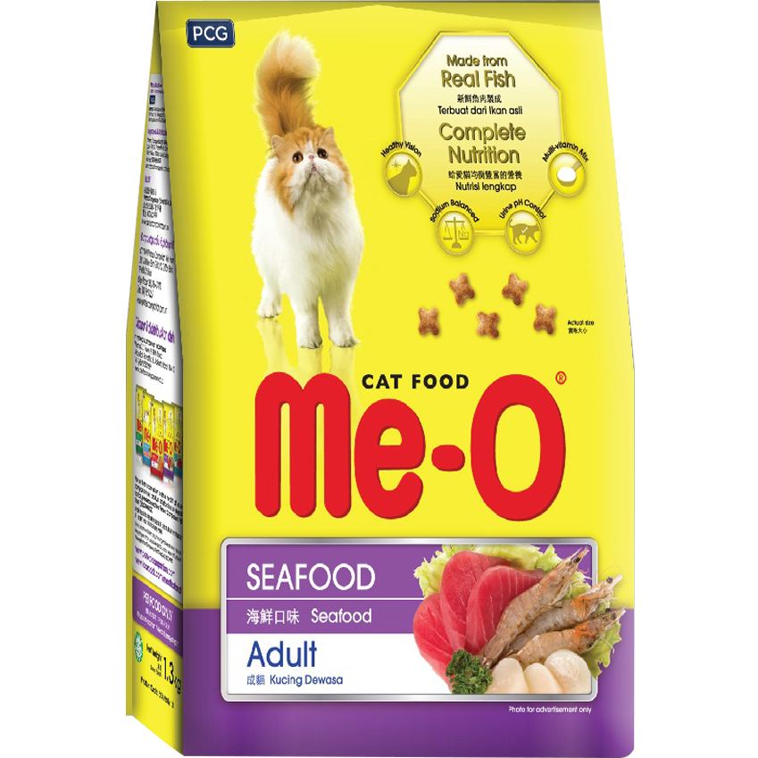 (350g) Thức ăn khô hạt Me-o cho mèo các vị
