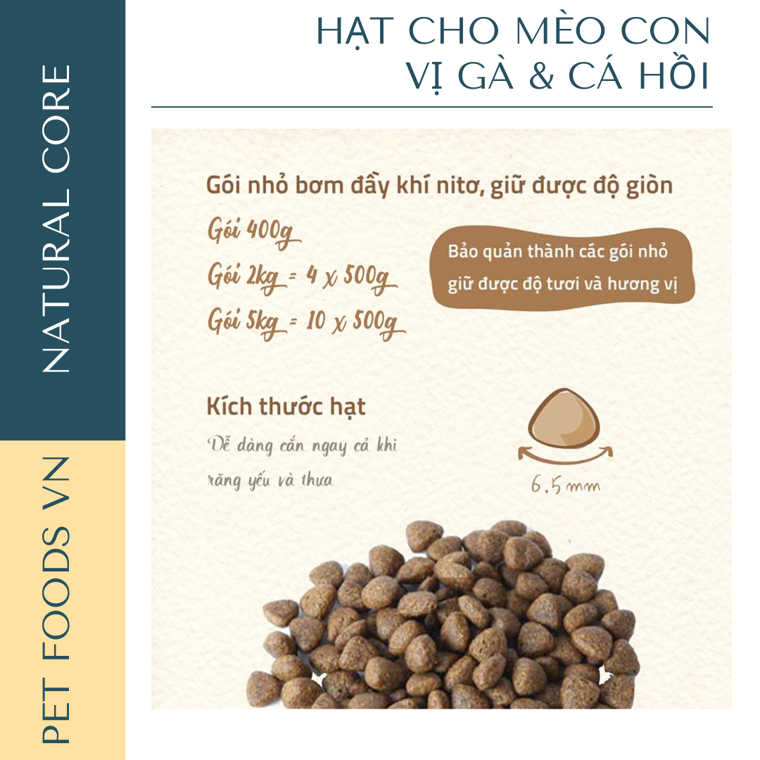 Hạt cho mèo con NATURAL CORE KITTEN