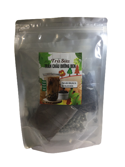Set nấu trà sữa trân châu đường đen 400g