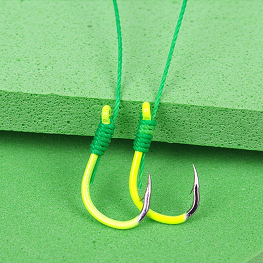 Fish Line Withhook Carbon Steel Fishing Accessory Carp Hooks Spring Fish Hook Anzol with ...