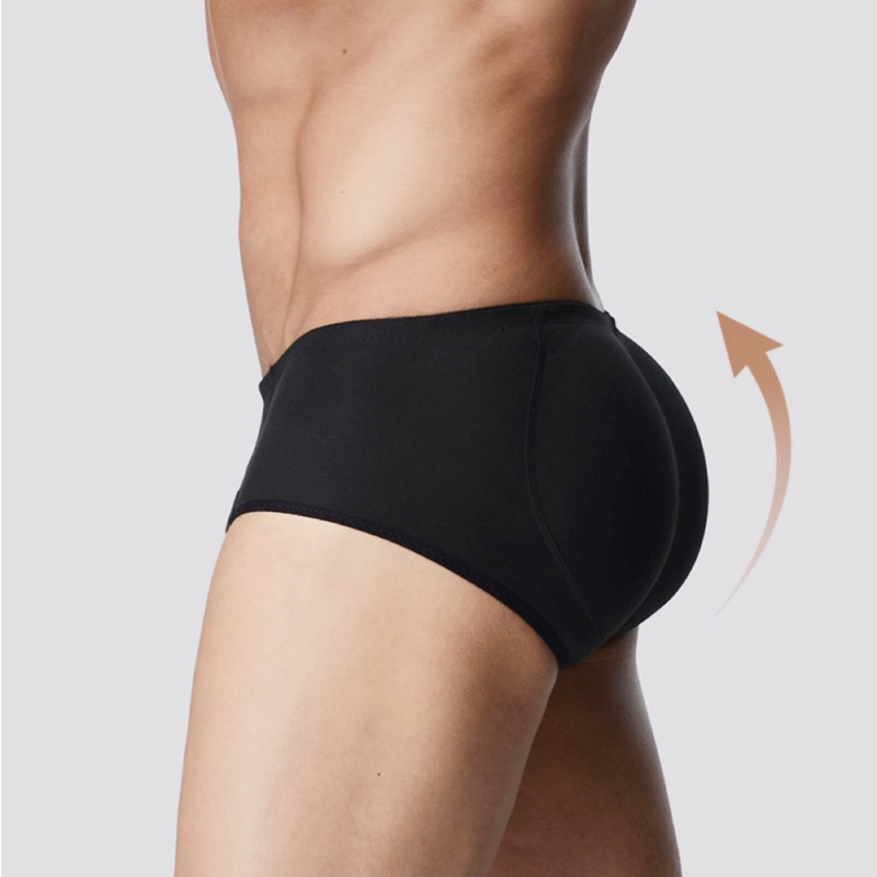 Mens Butt Sha Enhancing Underwear Hip Padded Boxer Briefs Butt