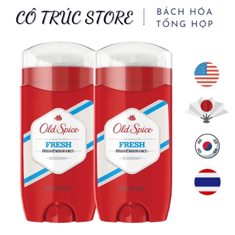 [HÀNG MỸ] Lăn khử mùi Old Spice FRESH - 85g