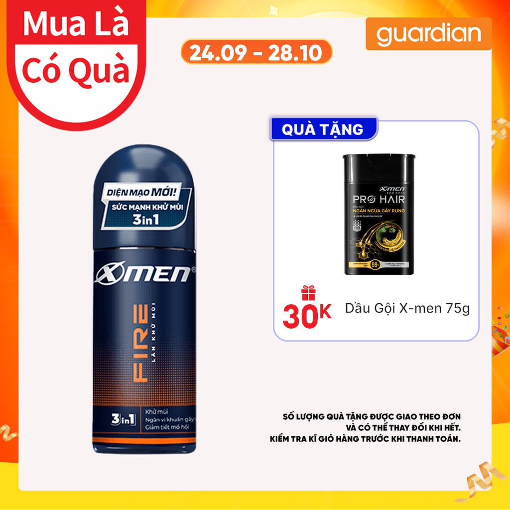 Lăn Khử Mùi X-Men 50ml