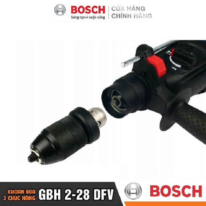 [Chính Hãng] Máy Khoan Búa Bosch GBH 2-28 DFV (28MM-820W)