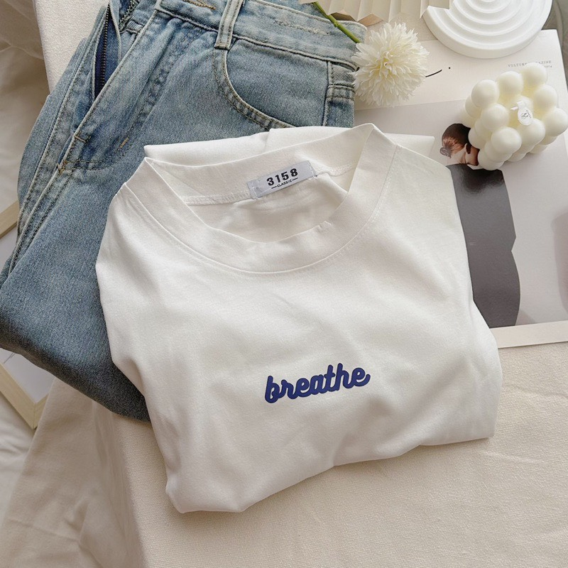 Áo thun 3158 form rộng mẫu breathe thoáng mát, dễ phối đồ