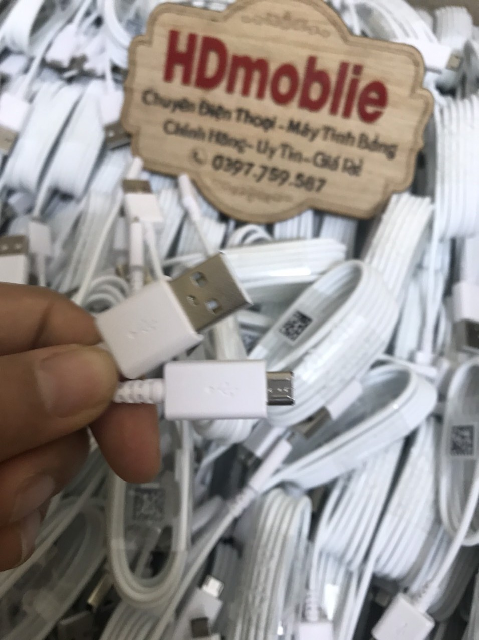 dây sạc micro USB - Hàng chính hãng Samsung BH 12 tháng