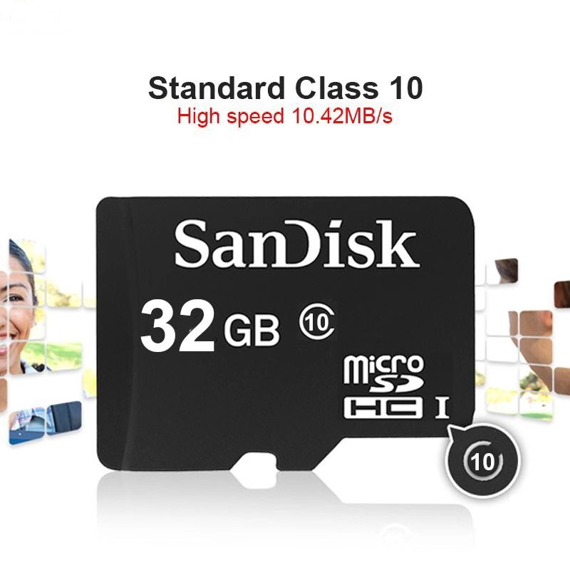 SanDisk microSD mobile phone memory card digital camera surveillance