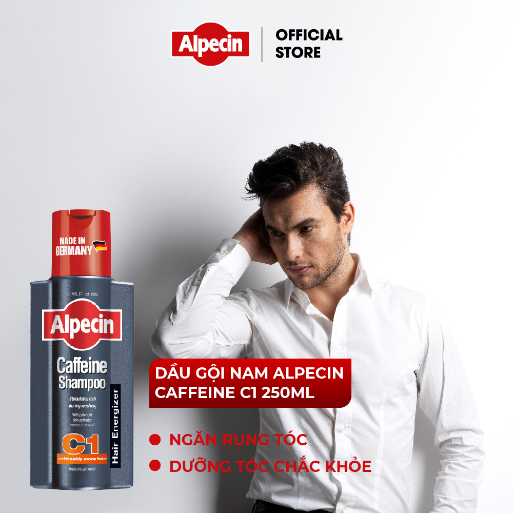Dầu gội nam Alpecin Caffeine ngăn rụng tóc cho nam