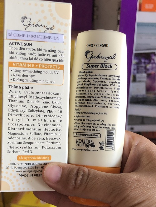 KEM CHỐNG NẮNG MYZO BIO SUNCREEN 50ml
