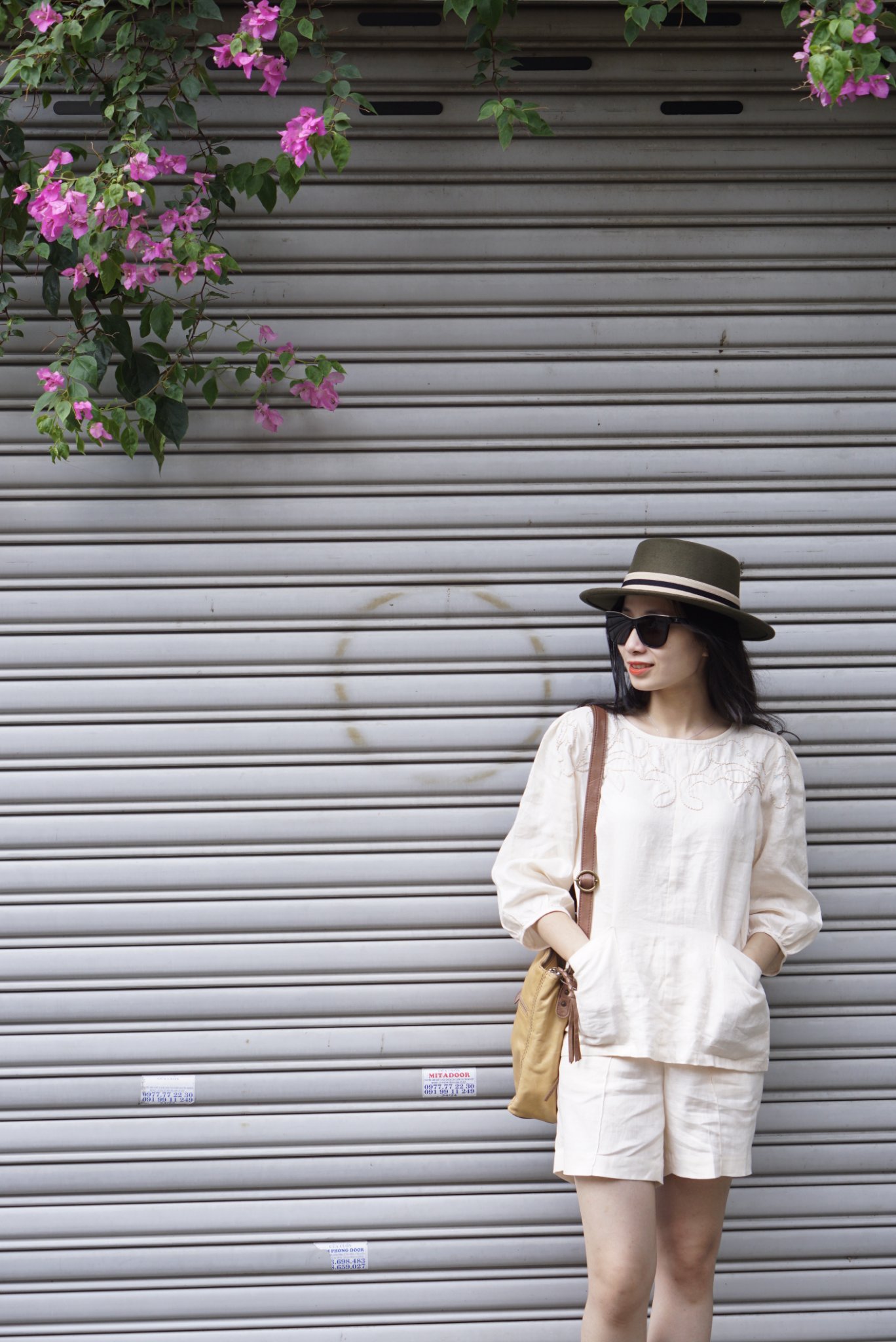 Quần short linen HEBE - MaxMessi