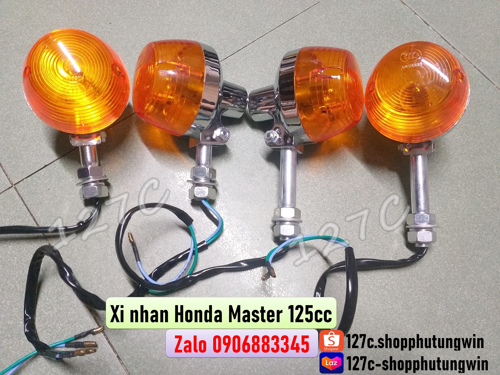 [Hcm] Honda Master 125 Custom 125 Cm125 Turn Signals (Pair of 2 or Set of 4)