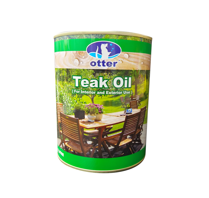 Teak Oil with Teak color from Borma Wachs