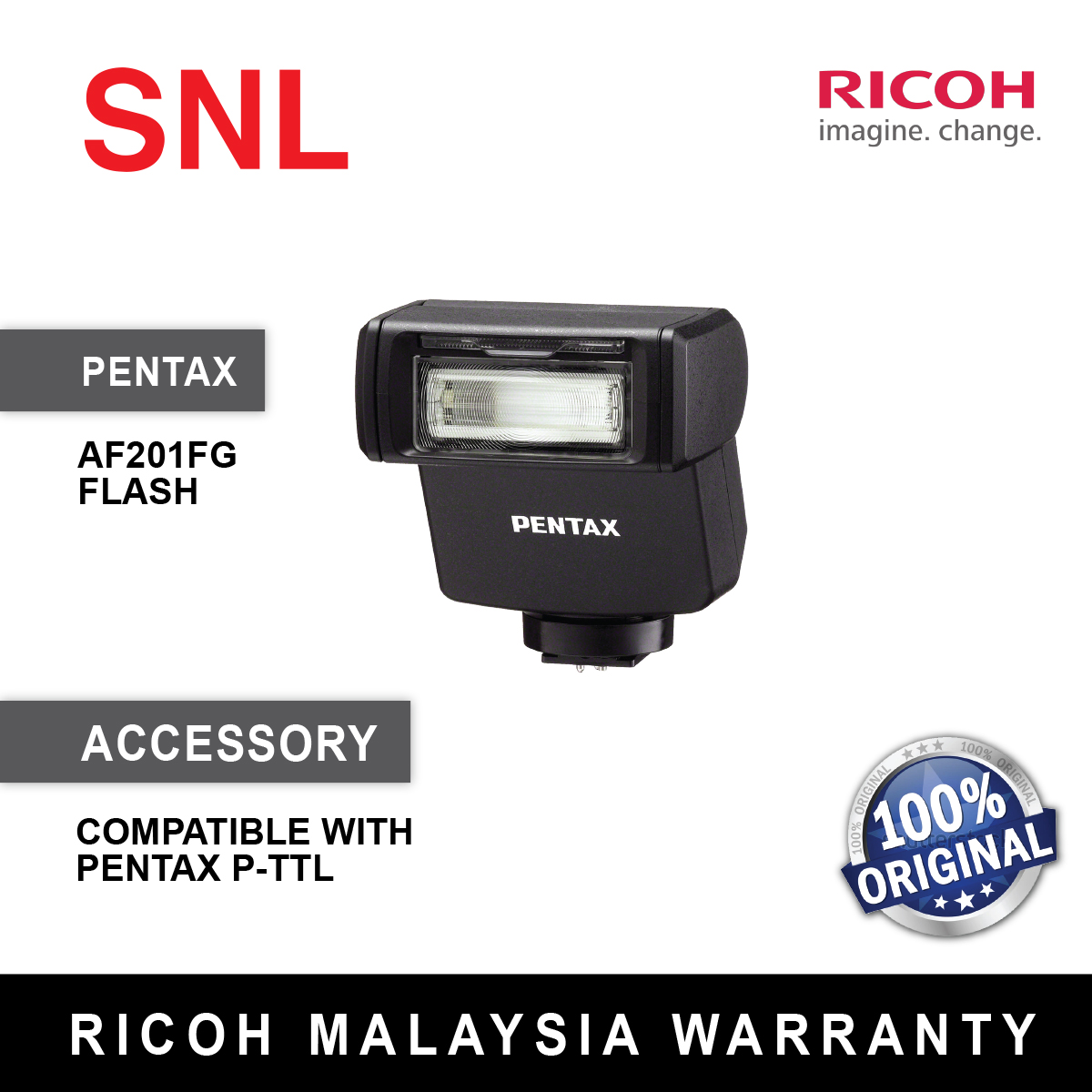 Pentax AF201FG Flash Lazada
