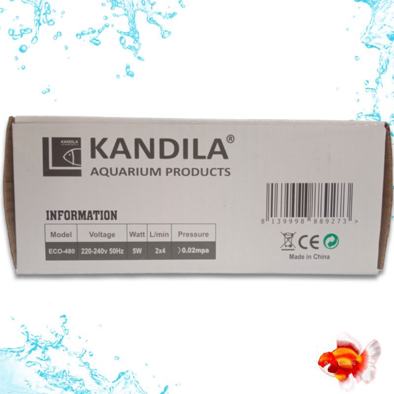 Aerator Airpump Udara 2 Lubang KANDILA ECO 480