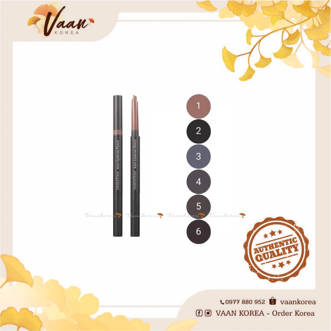 Chì kẻ mày Innisfree Eco Eyebrow Pencil