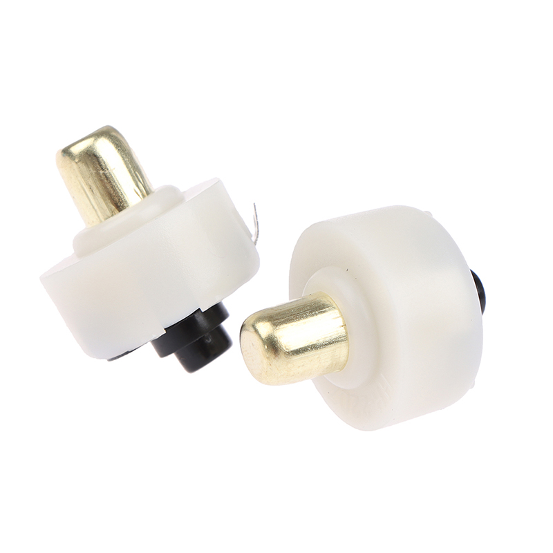 CHENGZI 2Pcs 17mm LED Flashlight Push Button Switch ON OFF Electric Torch Tail Switch