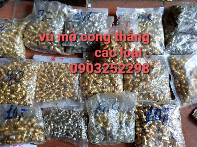 Com bo 10 vú mỡ các chân 6;8;9;10 thẳng - cong