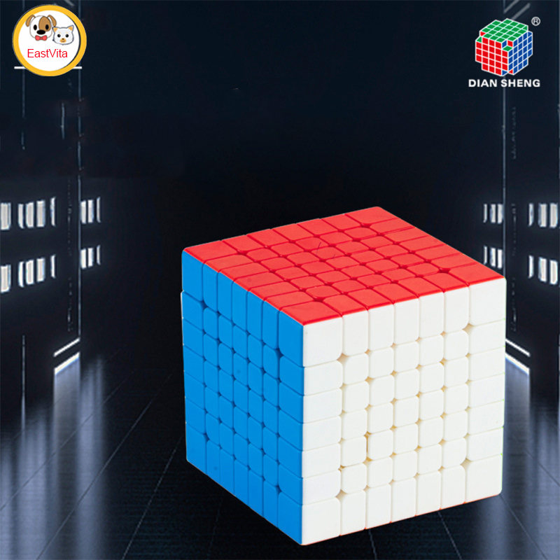 Diansheng 7*7 Magic Cube Stickerless Intelligence Cube Puzzle Toy Perfect Gift