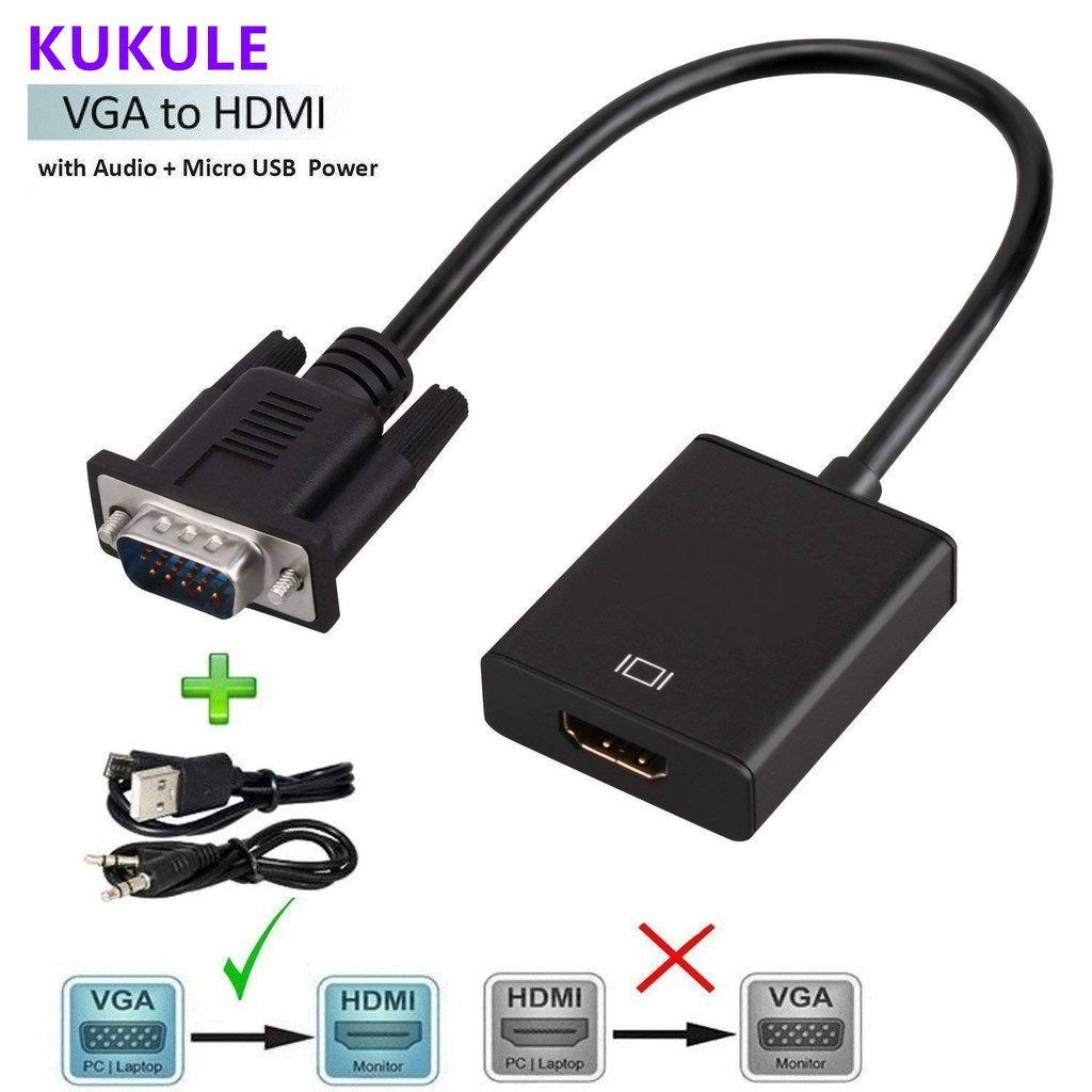 hdmi female to vga male