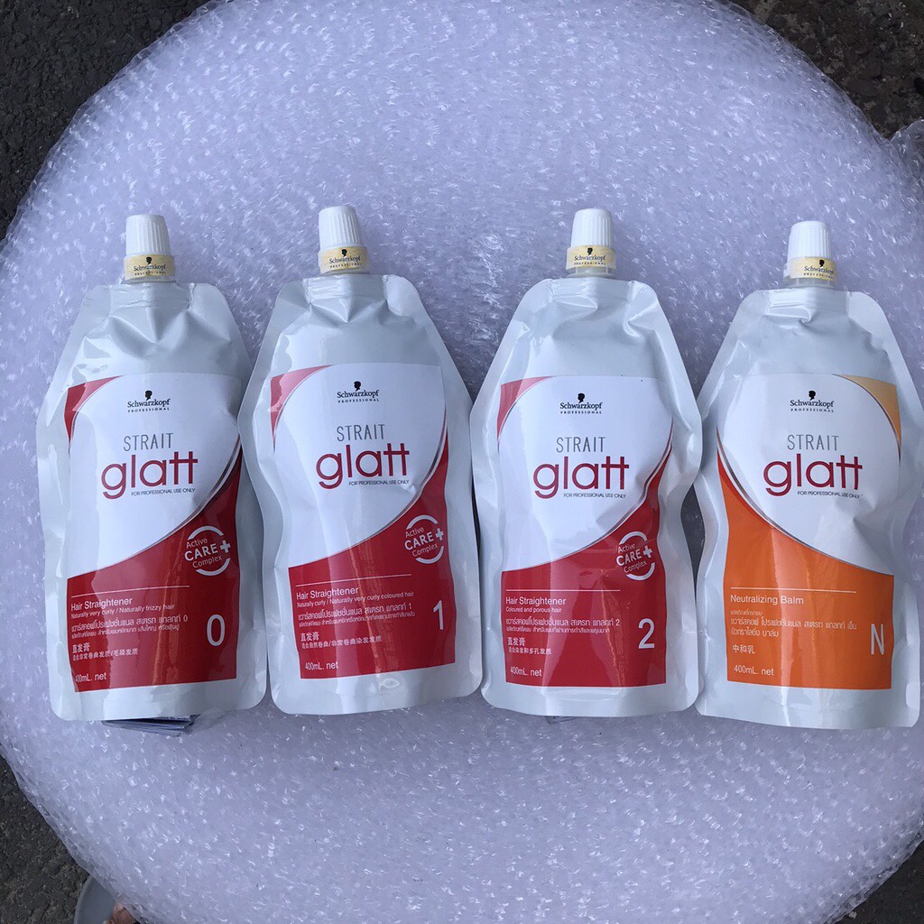 [HCM]Thuốc duỗi tóc Schwarzkopf Glatt 400mlx2 ( Thái Lan) ( nguyên cặp)