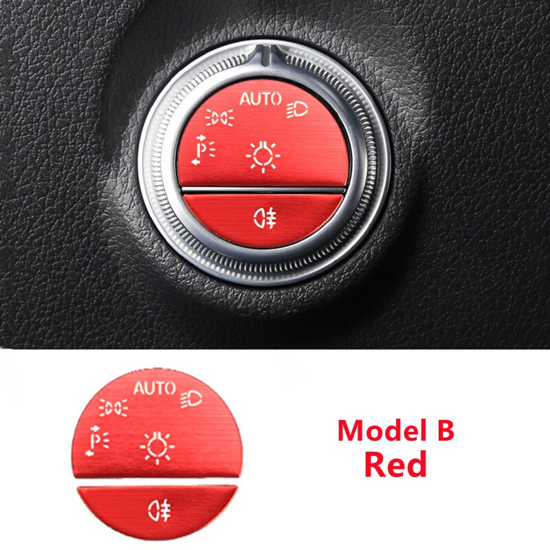 Car Styling P Handbrake Switch Headlight Adjust Button Engine Start Ignition Trim Sticker For Mercedes Benz C Class W206 2022-23