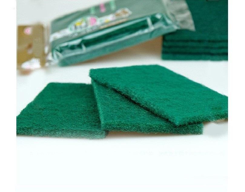 Set 3 Miếng rửa chén nhám màu xanh