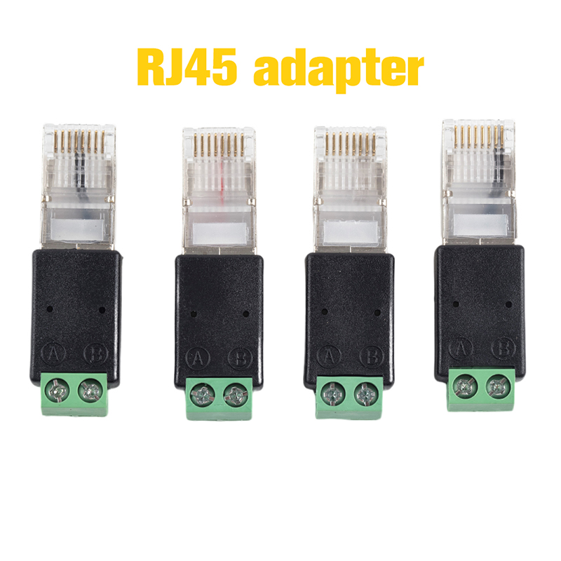 RJ45 to RS485 Converter RJ45 Terminal Adapter RJ45 to RS485 Adapter Crystal Head to Terminal TAOPA. 
