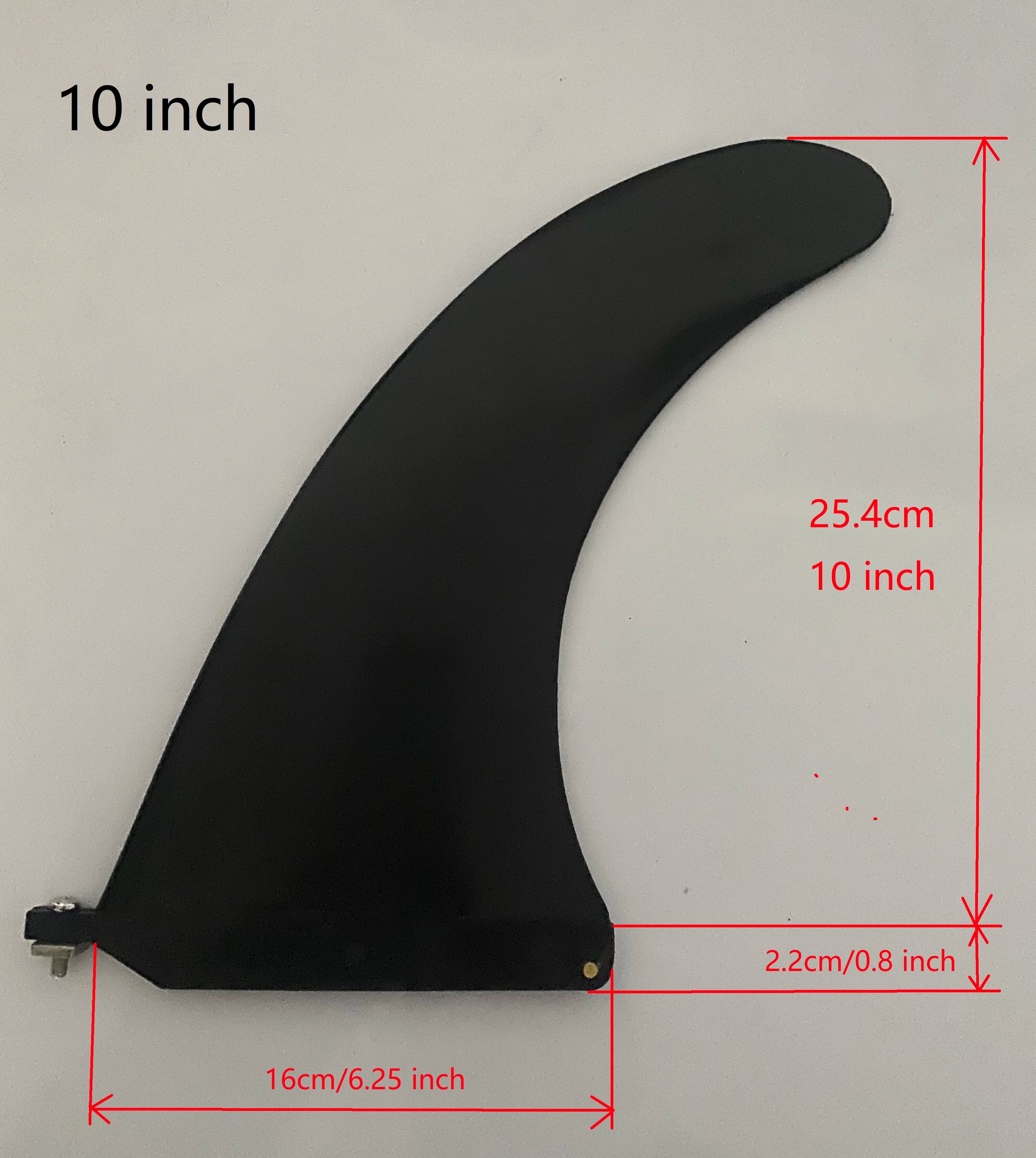 10 Inch Surf Fin SUP Single Center Fin Nylon Long Board Surf Board Paddle Board With Fin Screw Surfing Accessories