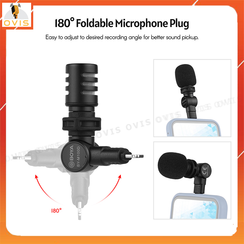 Boya BY-M100D - Micro Cổng Lightning Đạt Chuẩn MFi Thu Âm Cho Các Thiết Bị IOS (IPhone, IPad, IPod)