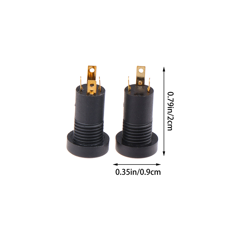 5Pcs 3/4Pin PJ392A Audio Jack Socket 3.5MM Headphone Female Socket Connector With Nut 3/4 Pole Stereo Audio Socket.