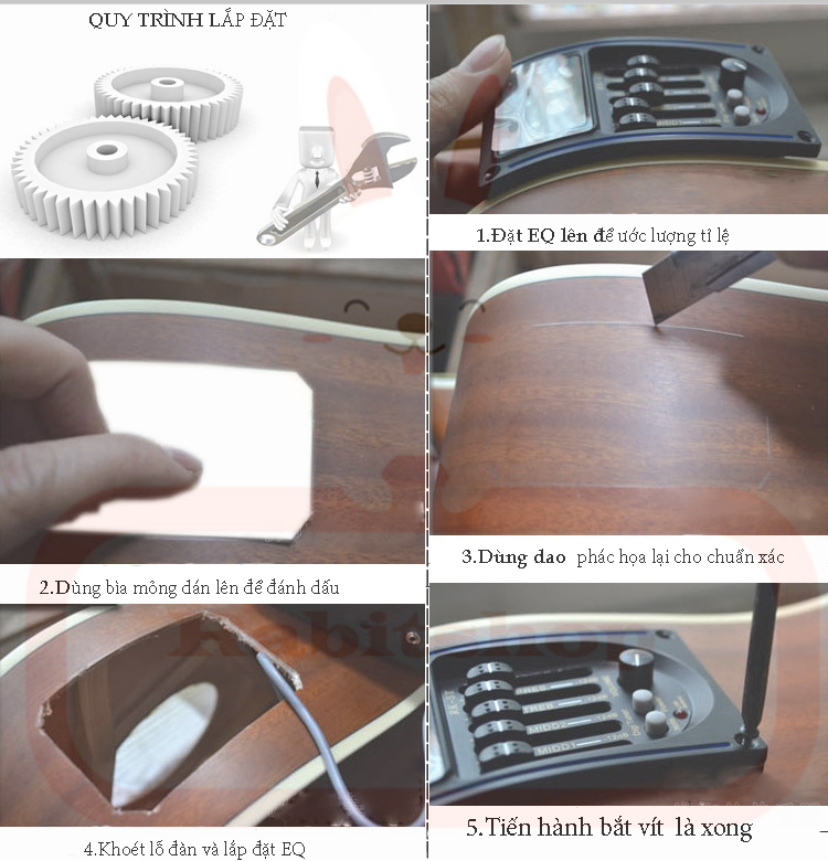 (CHÍNH HÃNG) EQ Guitar LC5 cho đàn Acoustic Classic