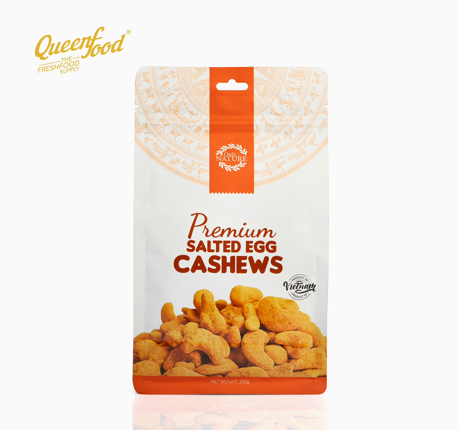 Hạt điều trứng muối, premium salted egg cashews - only nature