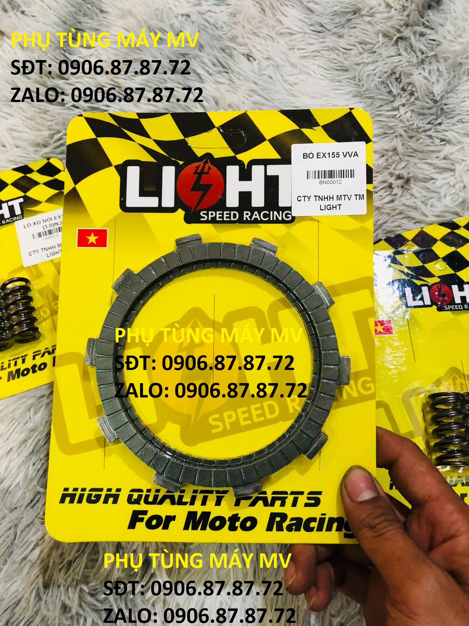 Bố nồi và lò xo nồi độ light speed cho xe ex155 vva/r15 v3