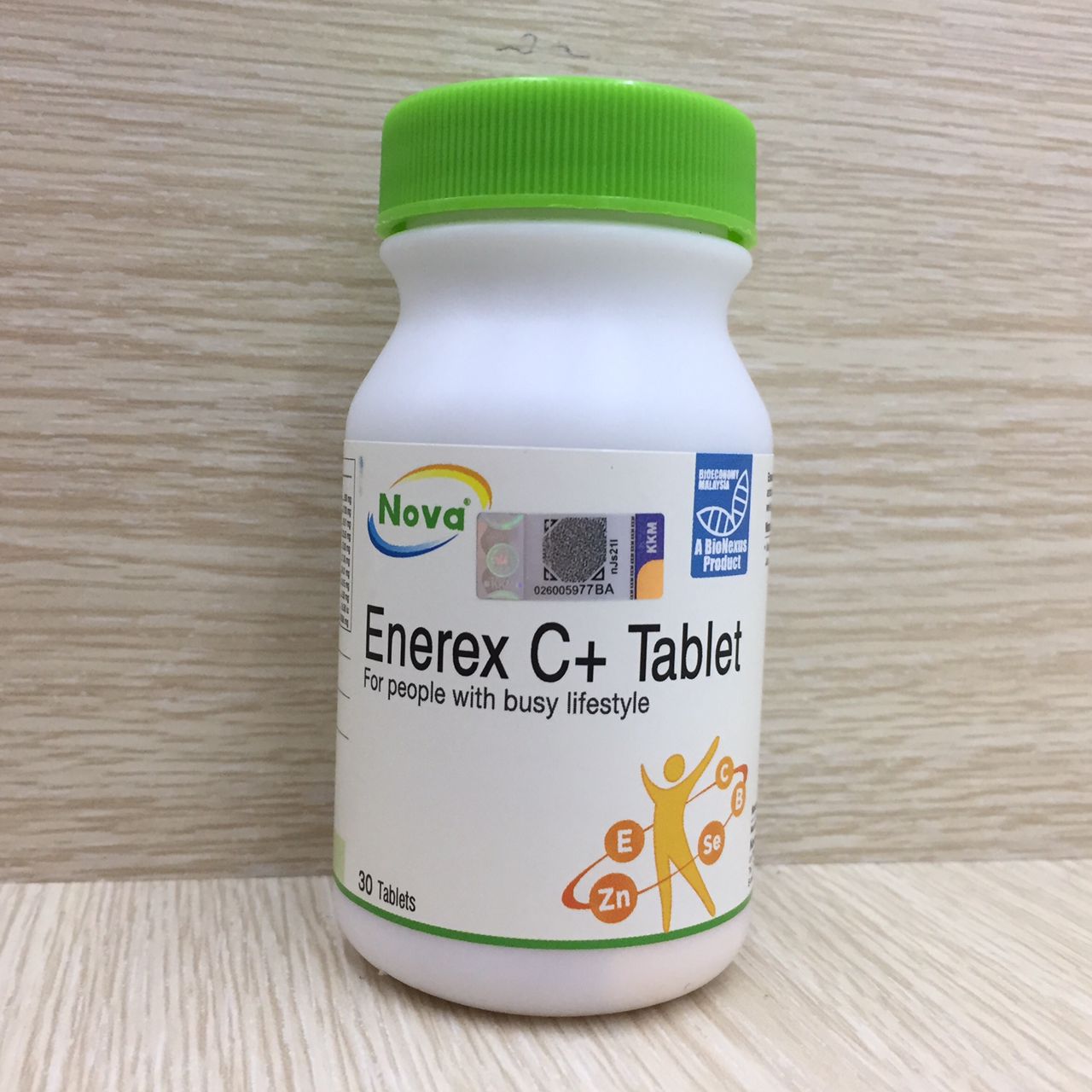 [TY PHARMACY] Nova Enerex C+ Tablet 30'S (vitamin B complex, zinc